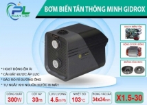 MÁY BƠM BIẾN TẦN THÔNG MINH GIDROX 300W