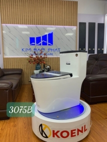 Bàn cầu liền khối quang sáng