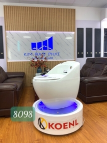 Bàn cầu liền khối quang sáng