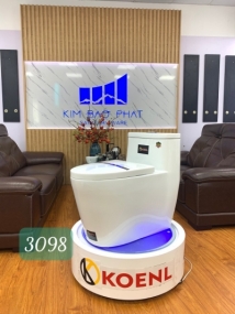 Bàn cầu liền khối quang sáng